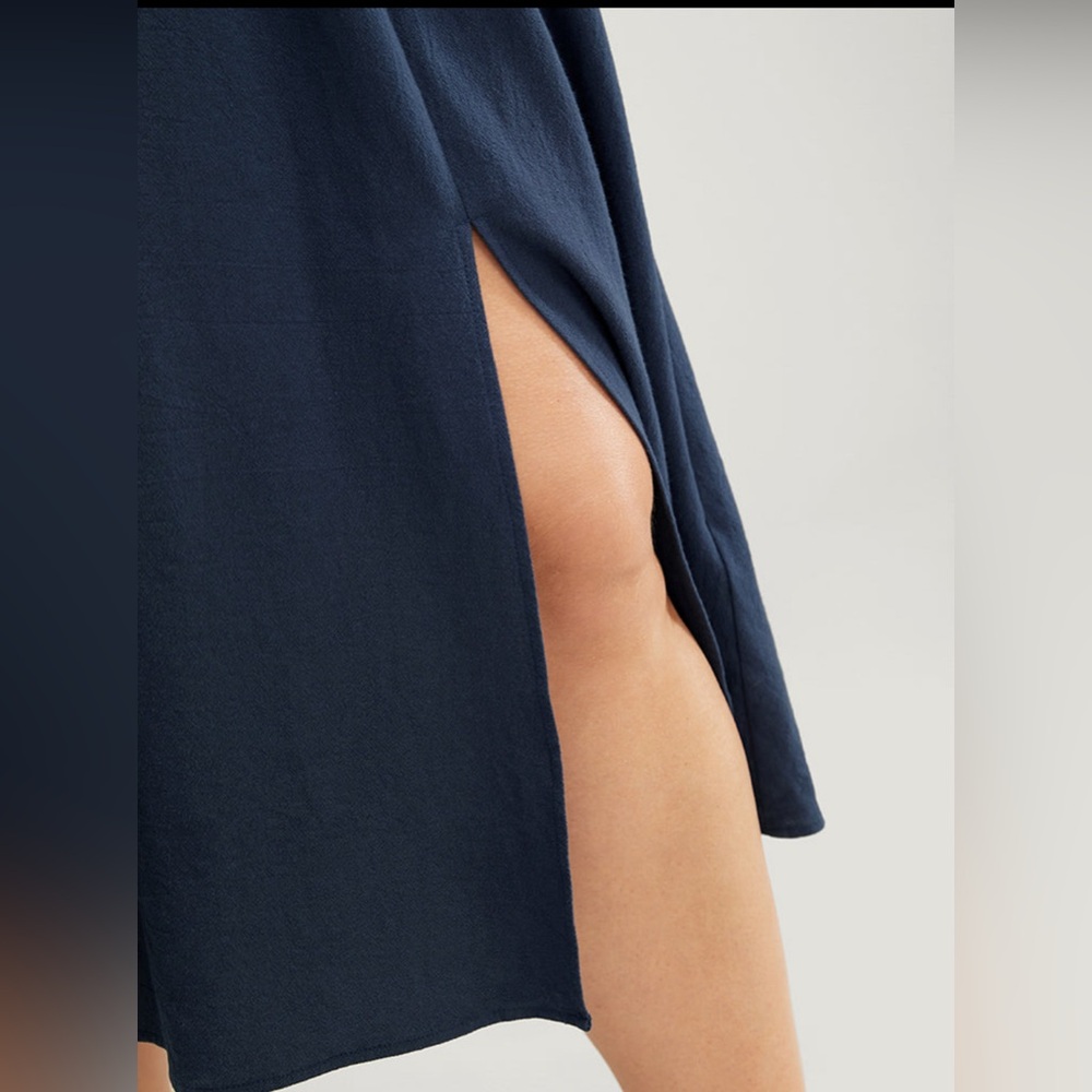 BloomChic Sleeveless Button Up Dress - Picture 4 of 9